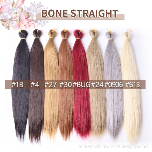 Julianna Bone Straight Hair Color Bundles Two Tone Blonde Burgundy Wholesale 30 Inches Cheapest Attachment Women Bone Straight